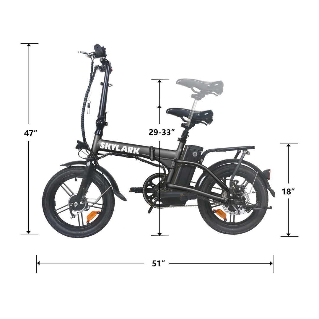 NAKTO 16” Skylark Electric Bike