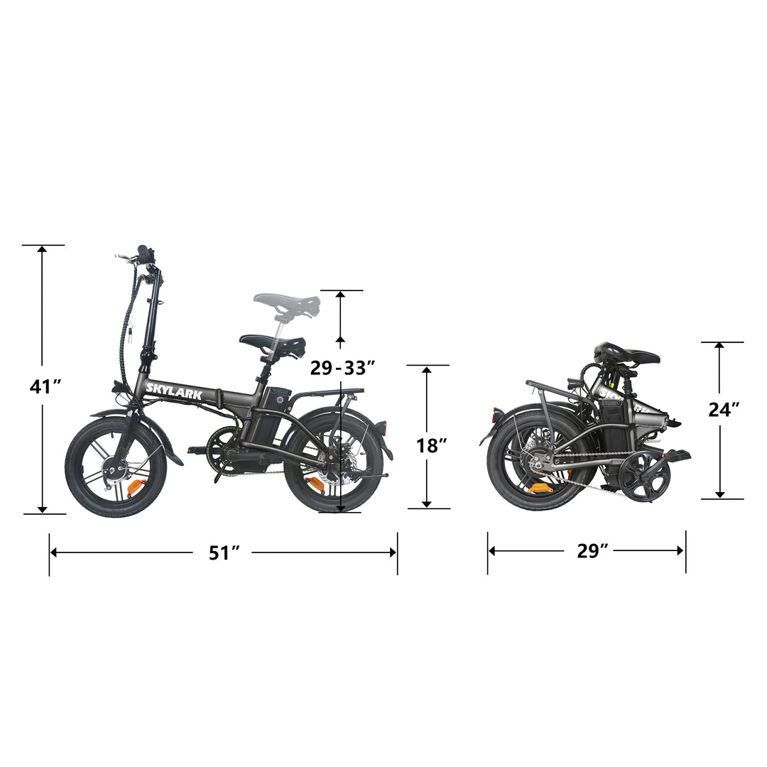 NAKTO 16” Skylark Electric Bike