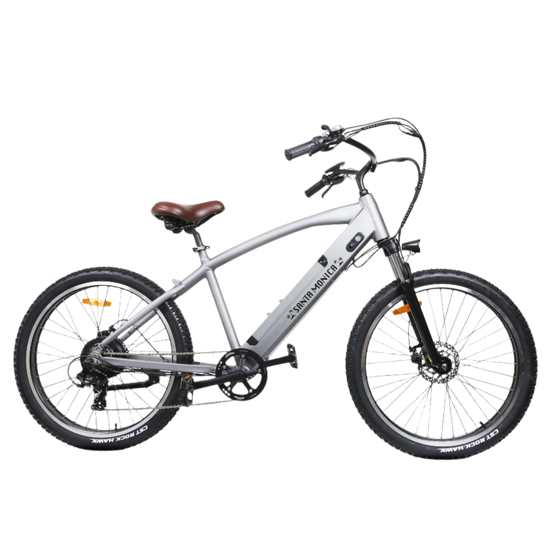 NAKTO Santa Monica 26” x 3” Fat Tire Electric Bike