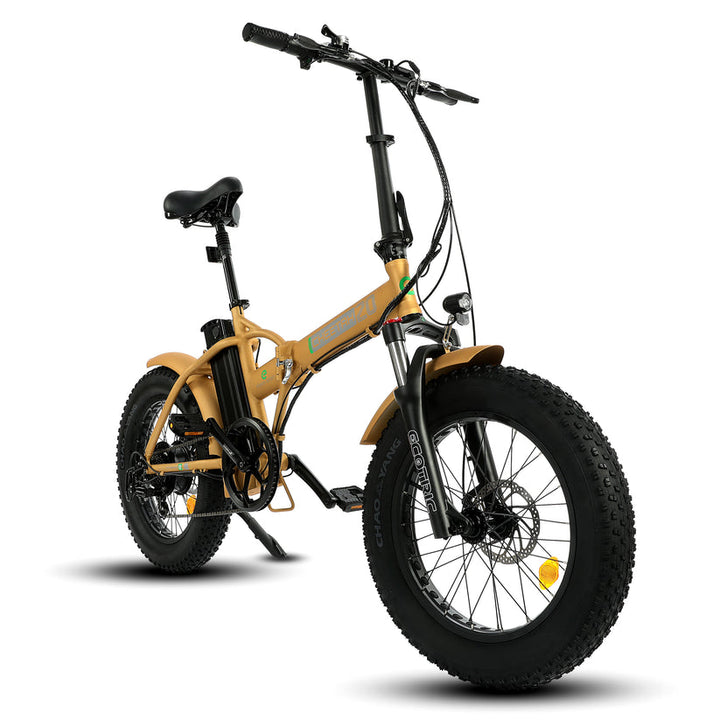 Ecotric 48V Fat Tire Portable and Folding Electric Bike with LCD display