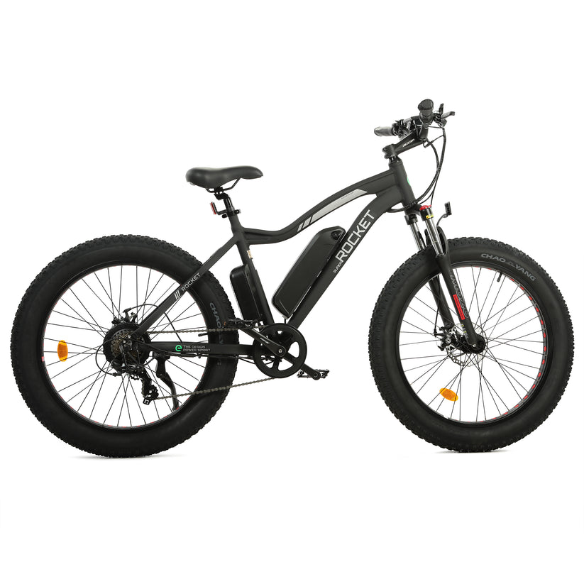 Ecotric UL Certified-Rocket Fat Tire Beach Snow Electric Bike