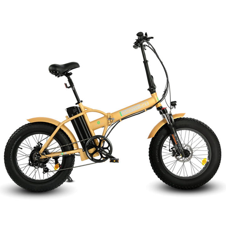 Ecotric 48V Fat Tire Portable and Folding Electric Bike with LCD display