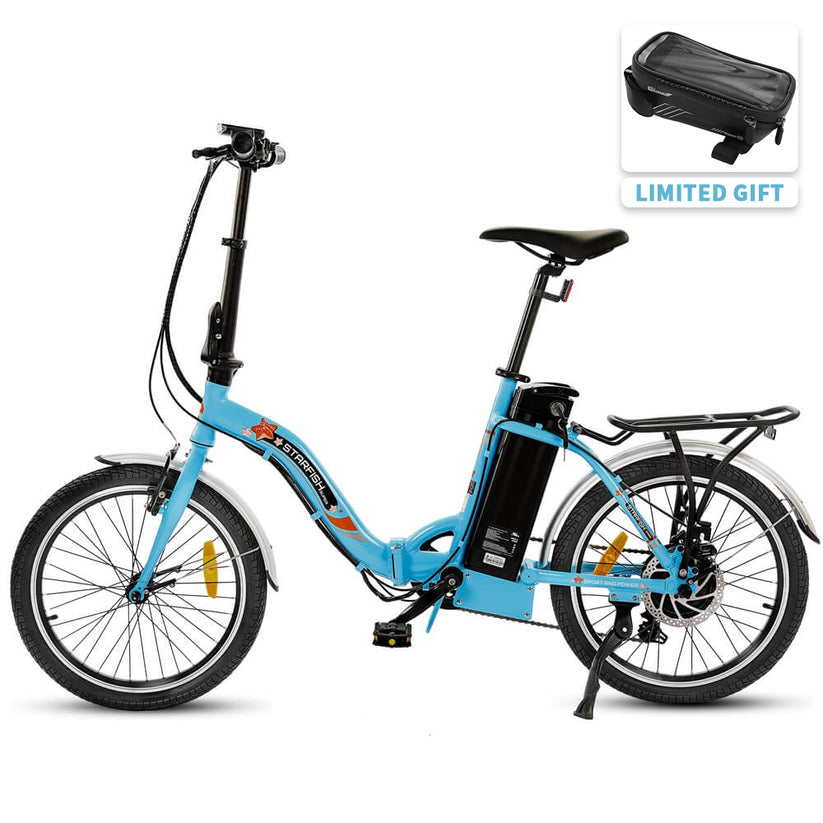 Ecotric UL Certified-Starfish 20inch portable and folding electric bike