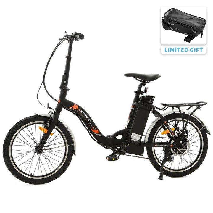 Ecotric UL Certified-Starfish 20inch portable and folding electric bike