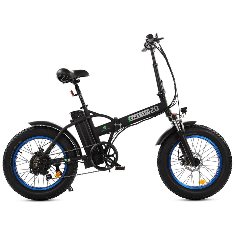 Ecotric 48V Fat Tire Portable and Folding Electric Bike with LCD display