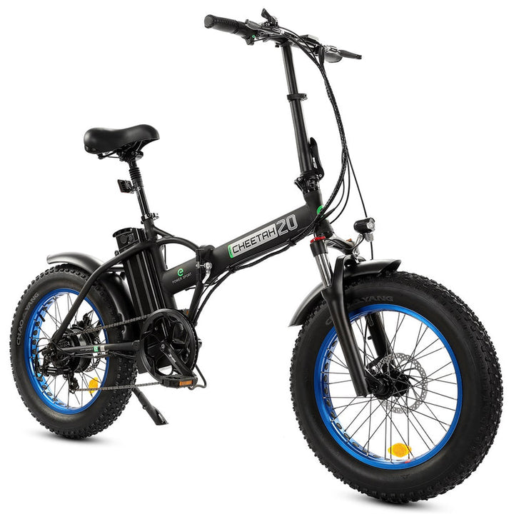 Ecotric 48V Fat Tire Portable and Folding Electric Bike with LCD display