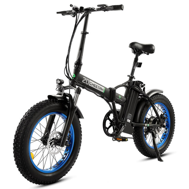 Ecotric 48V Fat Tire Portable and Folding Electric Bike with LCD display