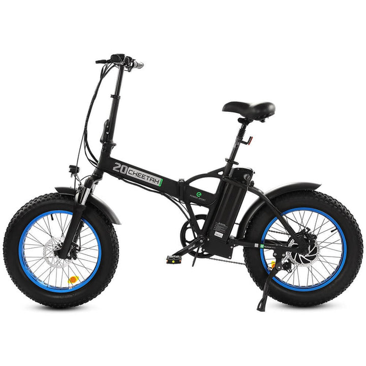 Ecotric 48V Fat Tire Portable and Folding Electric Bike with LCD display